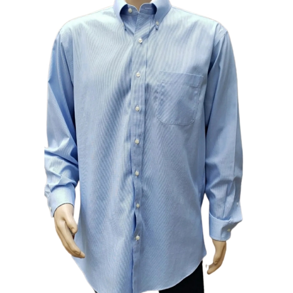 JOS A. Bank Cotton Button Down Stripe Shirt